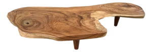 Andrianna Shamaris Impressive Live Edge Coffee Table