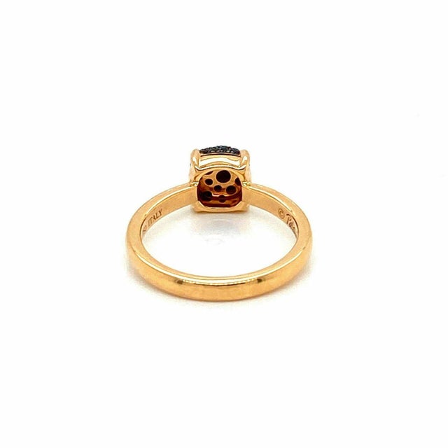Tiffany & Co. Picasso Black Spinel Sugar Stacks 18k Rose Gold Ring, Size 5 For Sale In Miami - Image 6 of 8