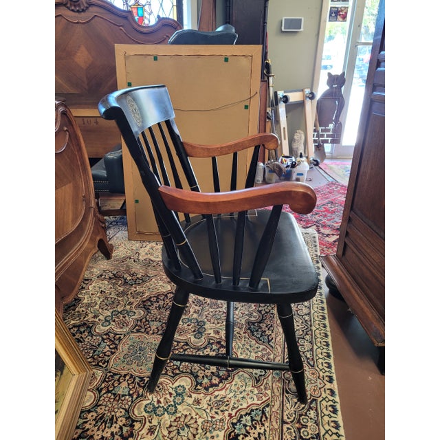 1970s Nichols & Stone Rosemont College Windsor Chair For Sale In Philadelphia - Image 6 of 8