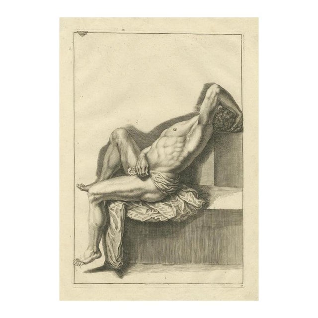 After De Lairesse, Academic Male Figure Study, 1745, Paper For Sale - Image 10 of 10