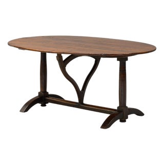 French Winemaker Table, 1860s For Sale
