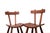 Brutalist Elm Chairs in the style of Jean Touret, 1950s, Set of 2 For Sale - Image 9 of 13