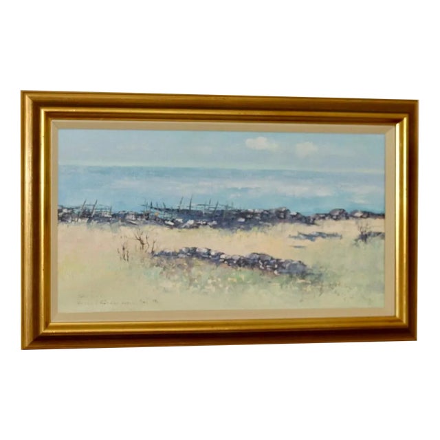 Jim Ronald Lindholm, Beach in Gårdby Parish, 1950s For Sale