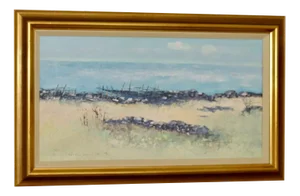 Jim Ronald Lindholm, Beach in Gårdby Parish, 1950s