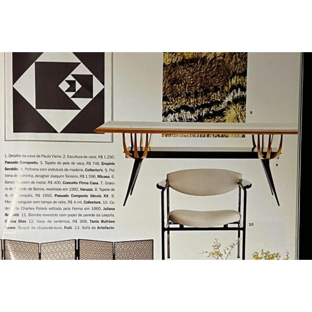 Coffee Table in Caviuna Wood & Glass, Giuseppe Scapinelli, 1950s For Sale - Image 9 of 9