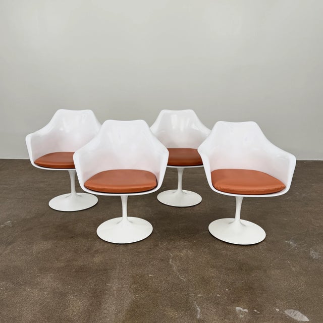 The Iconic Tulip Armchair, with its graceful pedestal stem is made of cast aluminum and molded fiberglass. After more more...