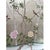 Silver Leaf Chinoiserie Hand-Painted Bird & Floral Wall Panels (Set of 2) For Sale - Image 4 of 5