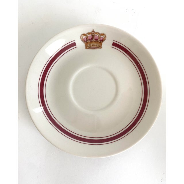 From the Prince of Wales Restaurant Crown Room at the legendary Hotel Del Coronado, this tea cup, saucer and marked...