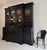 Large Antique Ebonised Oak Bookcase, 1890s For Sale - Image 4 of 18