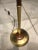 Brass Danish Modern Walnut & Brass Torchiere Floor Lamp Manner of Gerald Thurston for Lightolier For Sale - Image 8 of 13