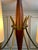 Danish Modern Teak and Brass Chandelier by Bent Karlby for Lyfa, Denmark, 1960s For Sale - Image 6 of 13