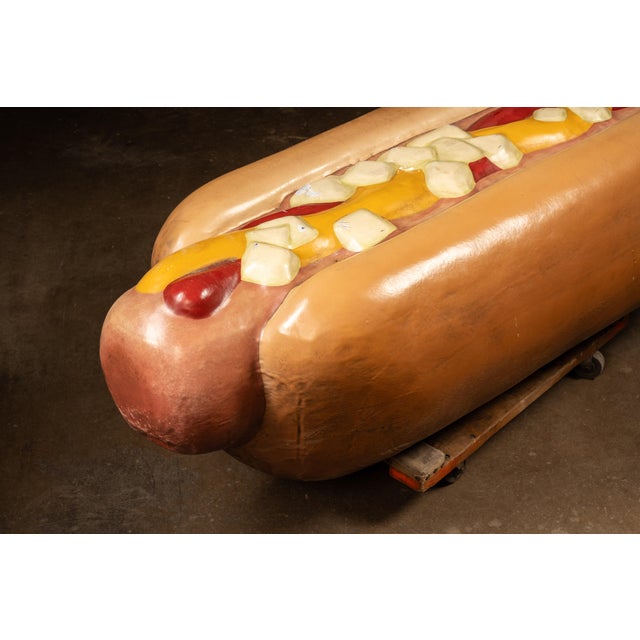 Mid 20th Century Vintage Milwaukee County Stadium Giant Hot Dog Concession Display For Sale - Image 5 of 10