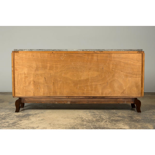 1930s French Art Deco Rosewood Sideboard With Black Marble Top For Sale - Image 18 of 18