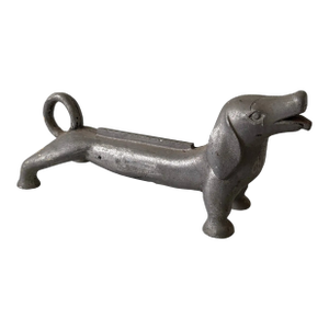 Dachshund Antique Mixed Metal Door Stop