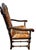 Brown 1970s Ethan Allen Jacobean Royal Charter Oak Dining Room Armchairs Gothic Pair For Sale - Image 8 of 14