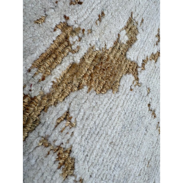 Rh Lakshmi Wool Rug – 10' × 14' Cream / Bronze | Hand-Knotted Himalayan Wool & Jute | Made in Nepal For Sale - Image 13 of 18