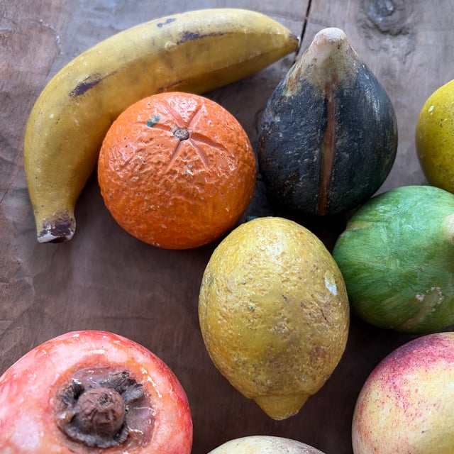 Mid-Century Italian Alabaster Stone Fruit - 11-Piece Curated Collection For Sale - Image 10 of 11