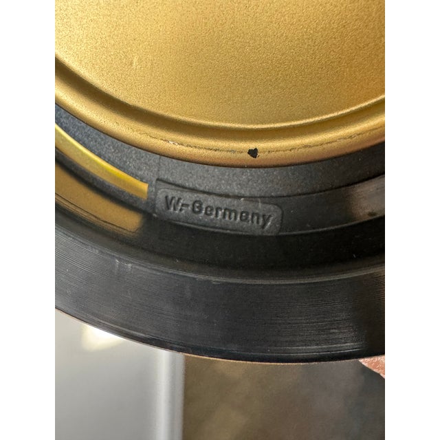 Mid-Century Modern Vilbor Precision Barometer West Germany Brass Wall Weather Station For Sale - Image 3 of 3