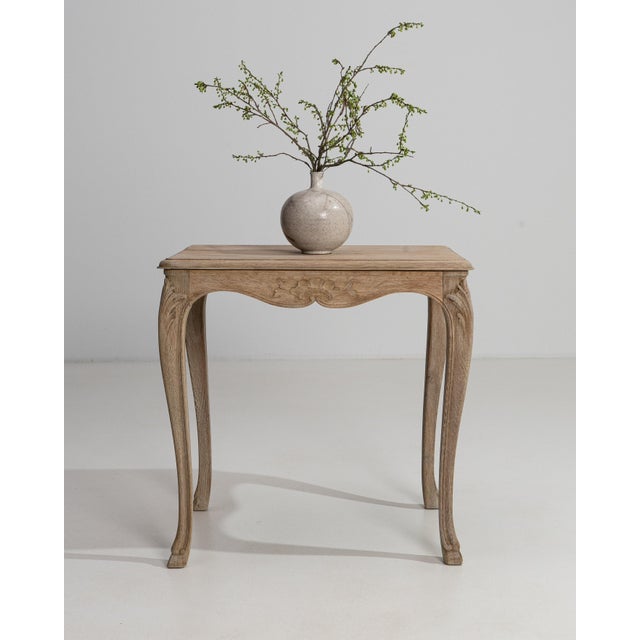 1900 - 1909 Early 20th Century Louis XV Side Table In Oak For Sale - Image 5 of 13