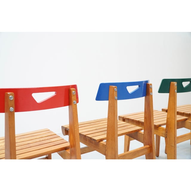 Red Chair by Lucien Engels for Home Emile Vandervelde II, Belgium, 1954 For Sale - Image 13 of 14