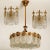 Brass & Glass Light Fixture from Kaiser Leuchten, 1960s For Sale - Image 12 of 14