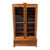 1920’s Art Deco Mahogany & Burled Walnut Bookcase For Sale