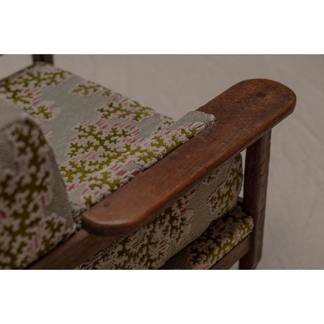 Wood Antique Arts & Crafts Easy Chair, 1890s For Sale - Image 7 of 13