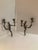 French French Louis XV Bronze Candle Wall Sconces- A Pair For Sale - Image 3 of 10