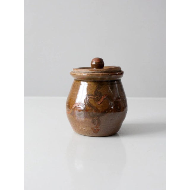 Vintage Studio Pottery Jar For Sale - Image 12 of 12