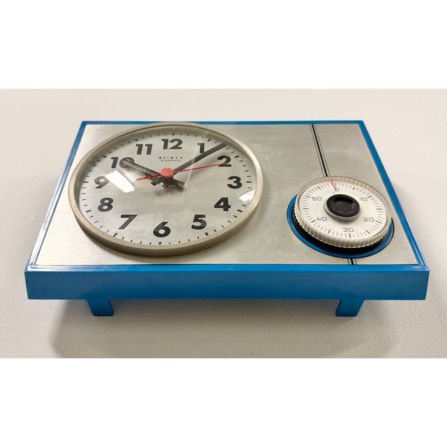 Vintage East German Kitchen Wall Clock from Weimar, 1970s For Sale - Image 6 of 18