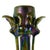 Glass 1900s Austrian Art Nouveau Heliosine Iridescent Iris Ceramic Vase by Karl Rudolf Ditmar For Sale - Image 7 of 13