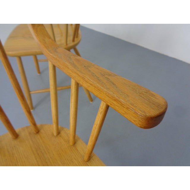 Oak Armchairs by Erik Ole Jørgensen for Tarm Stole Møbelfabrik, Denmark, 1960s, Set of 2 For Sale - Image 15 of 17