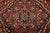 Heriz Rug 8' X 11'1'' Red Wool Vintage Traditional Hand-Knotted Oriental Carpet For Sale In Philadelphia - Image 6 of 15