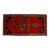 Hand Knotted Small Turkish Rug. Organic Wool 1960's Entryway Decor DoorMat, Accent Rug - 22'' X 44'' For Sale