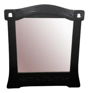 Original Art Nouveau Black Mirror, 1910s