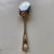 1920s Antique Gorham Silver Plated With Gold Finish Sugar Spoon For Sale - Image 5 of 9