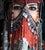 Islamic Face Veil, Egyptian Bedouin Desert Garment Nikab Framed Collectible For Sale - Image 12 of 17