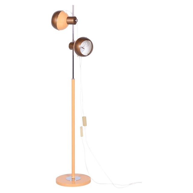 Mid-Century Floor Lamp in Metal attributed to Drukov, Czech, 1970s For Sale - Image 14 of 14