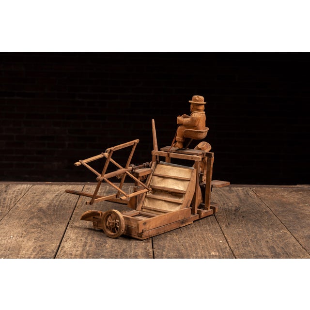 Early 20th Century Antique Folk Art Whirligig Mechanical Figure For Sale - Image 5 of 10