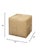 Traditional Small Ottoman, Cream Hide For Sale - Image 3 of 6
