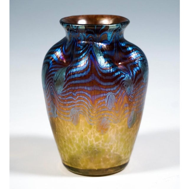 Art Nouveau Vase Argus Phenomenon Gre 2/351 by Johann Lötz, Austria, 1904 For Sale - Image 3 of 9