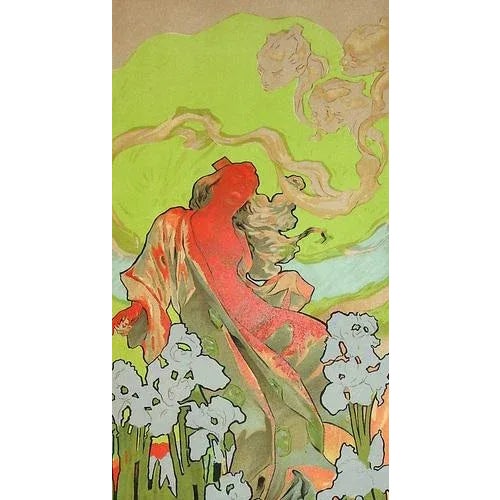 Hohenstein, Iris, Opéra-Comique, 1899, Original Lithograph For Sale - Image 5 of 6