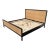Eastern King Williams Sonoma for West Elm Ida Woven Bed For Sale