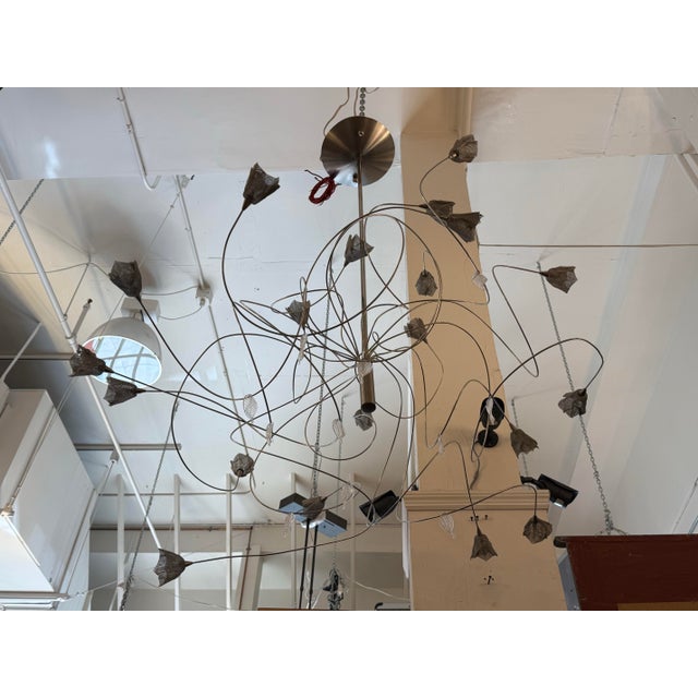 Contemporary Harco Loor Design New Rose Hl 20 Chandelier For Sale - Image 3 of 12