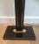 Metal Circa 1970 French Black Lacquered and Brass Floor Lamp For Sale - Image 7 of 13