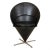 Cone Chair in Black Leather by Verner Panton for Vitra For Sale - Image 10 of 10