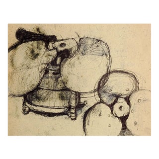 Abstract Industrial Fans Drawing For Sale