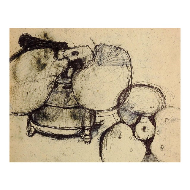 Abstract Industrial Fans Drawing For Sale