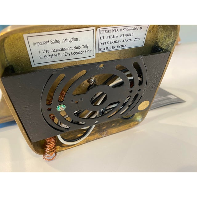 Brass Currey & Company Malvasia Wall Sconce Wall Light, Bunny Williams Collection For Sale - Image 8 of 10