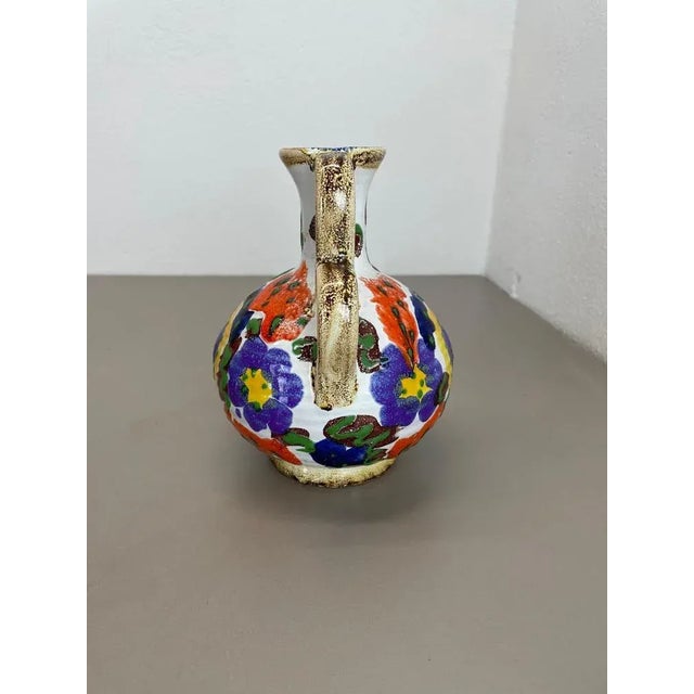 Vintage German Ceramic Studio Pottery Vase from Marei Ceramics, 1970s For Sale - Image 6 of 18